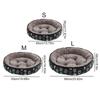 Plush Dog Sleeping Bed Oval Warm Dog Kennel Dog Deep Sleep Mat Cat Cushion Nest  Sleeping