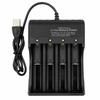 1Pcs 1/2/4 Slots 18650 Battery Charger  for 10440 14500 16340 18350 18500 26650 Battery