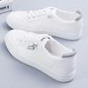 Fashion Women's Vulcanize Shoes Casual Breathable Sneakers Spring Summer Solid Color Mesh Sports Footwear Fashion Women White Trainers