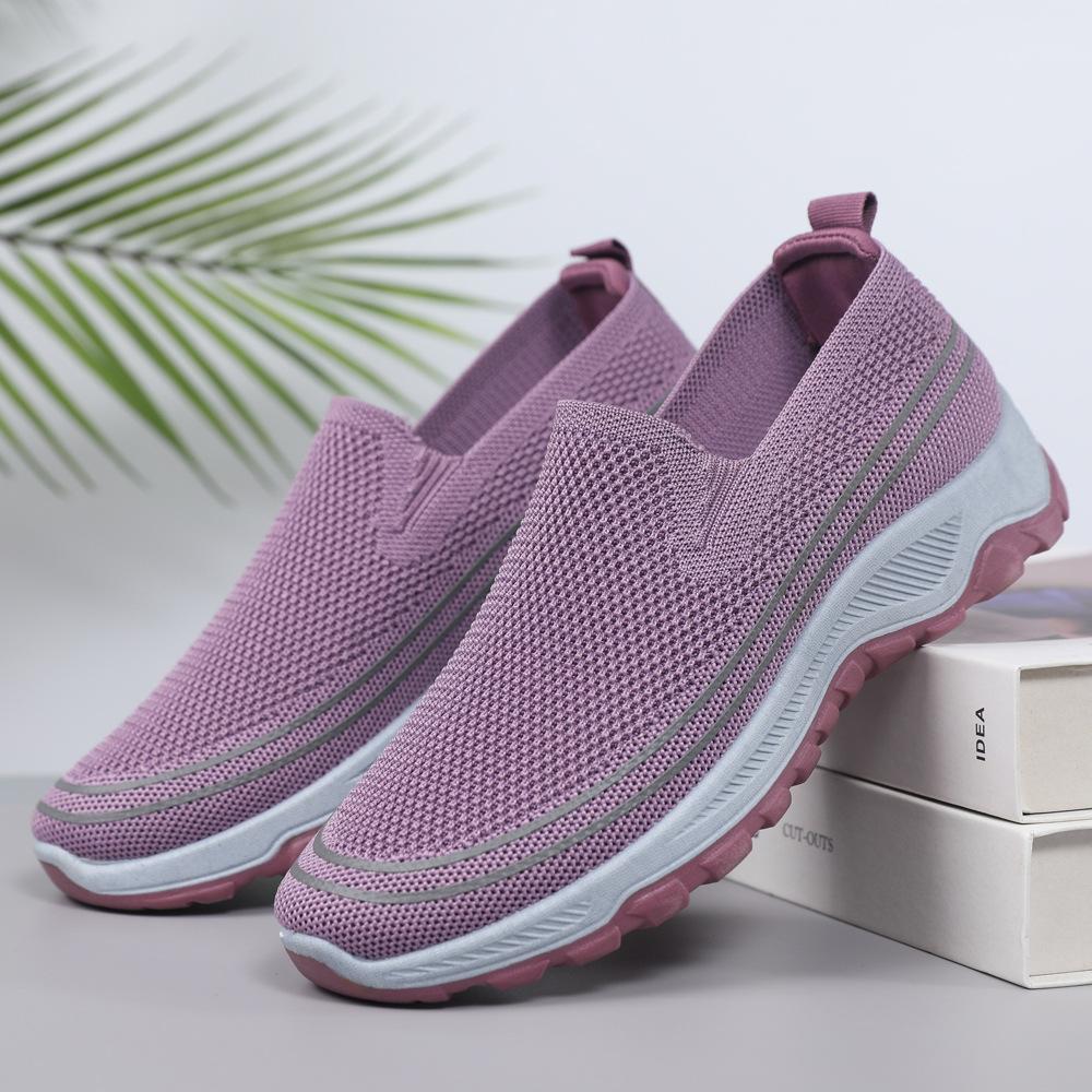 Nuove scarpe casual estive comode traspiranti scarpe singole suola morbida scarpe da passeggio per coppie