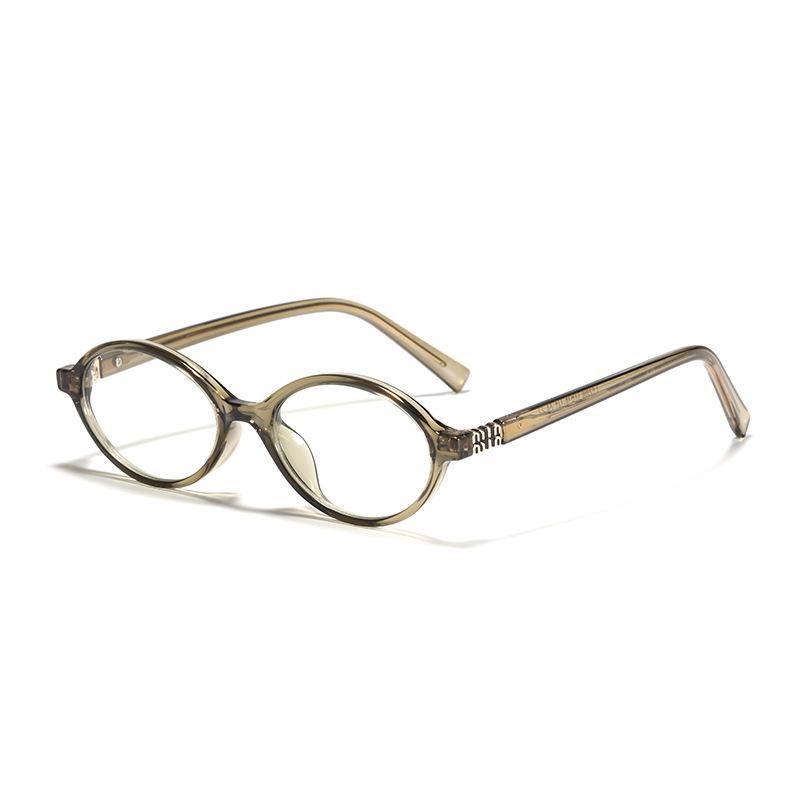 2396 Nerd TR90 Oval Tortoiseshell Women's Eyeglasses with Prescription & Anti-Blue Light Lenses