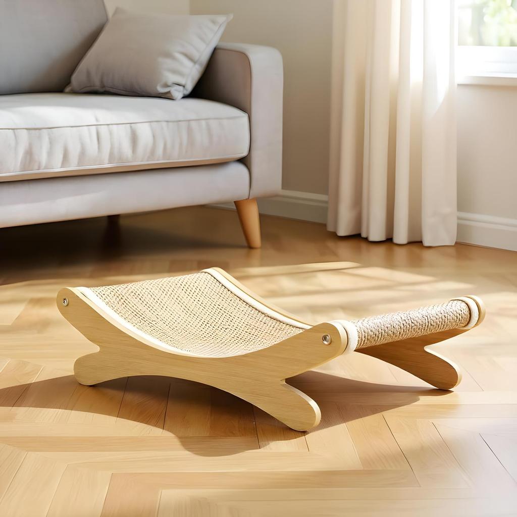 Cat Scratching Bed Pad Sisal Kitten Bed Furniture Protector Indoor wear-resistant cat lounge for Floor Couch Wall Carpet