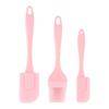 Silicone Baking Tool Set: Spatula, Oil Brush & Scraper