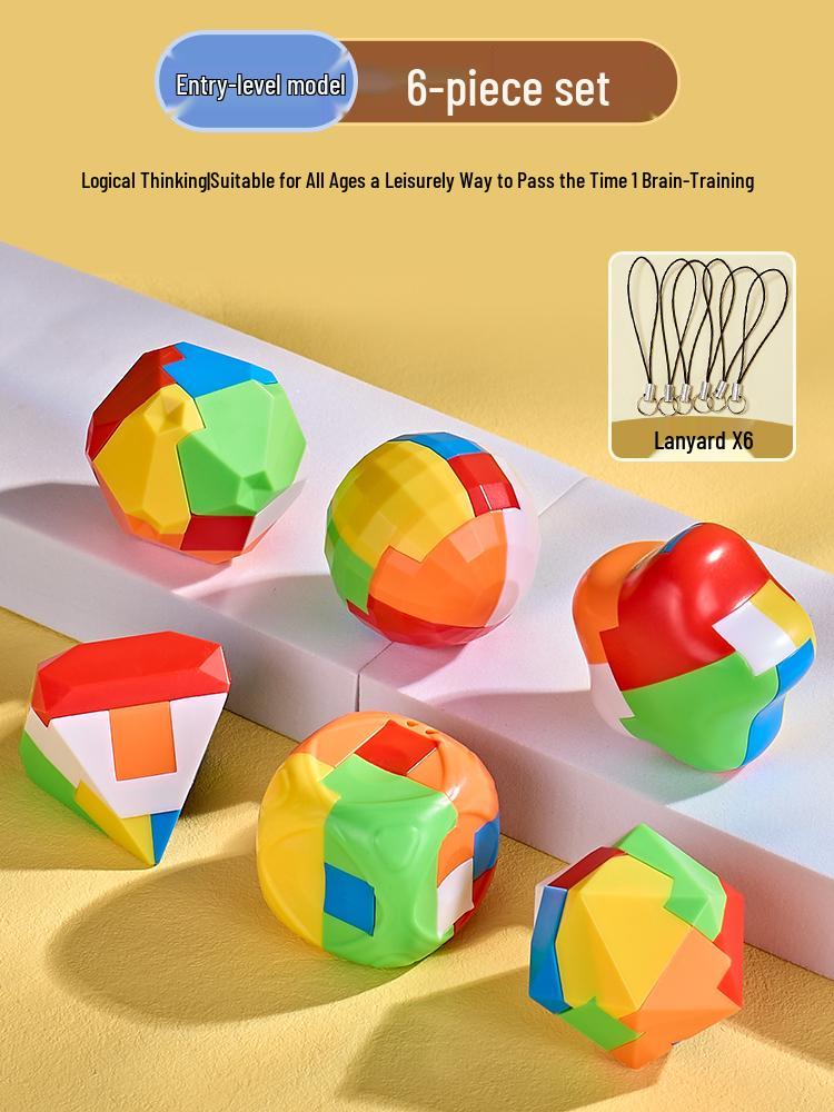 Luban Kongming Lock Set: Educational Puzzle Blocks for Kids Ages 8-12
