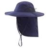 Outdoor sun hat Children's quick-drying breathable eaves sun protection bucket hat can store neck protection shawl hat