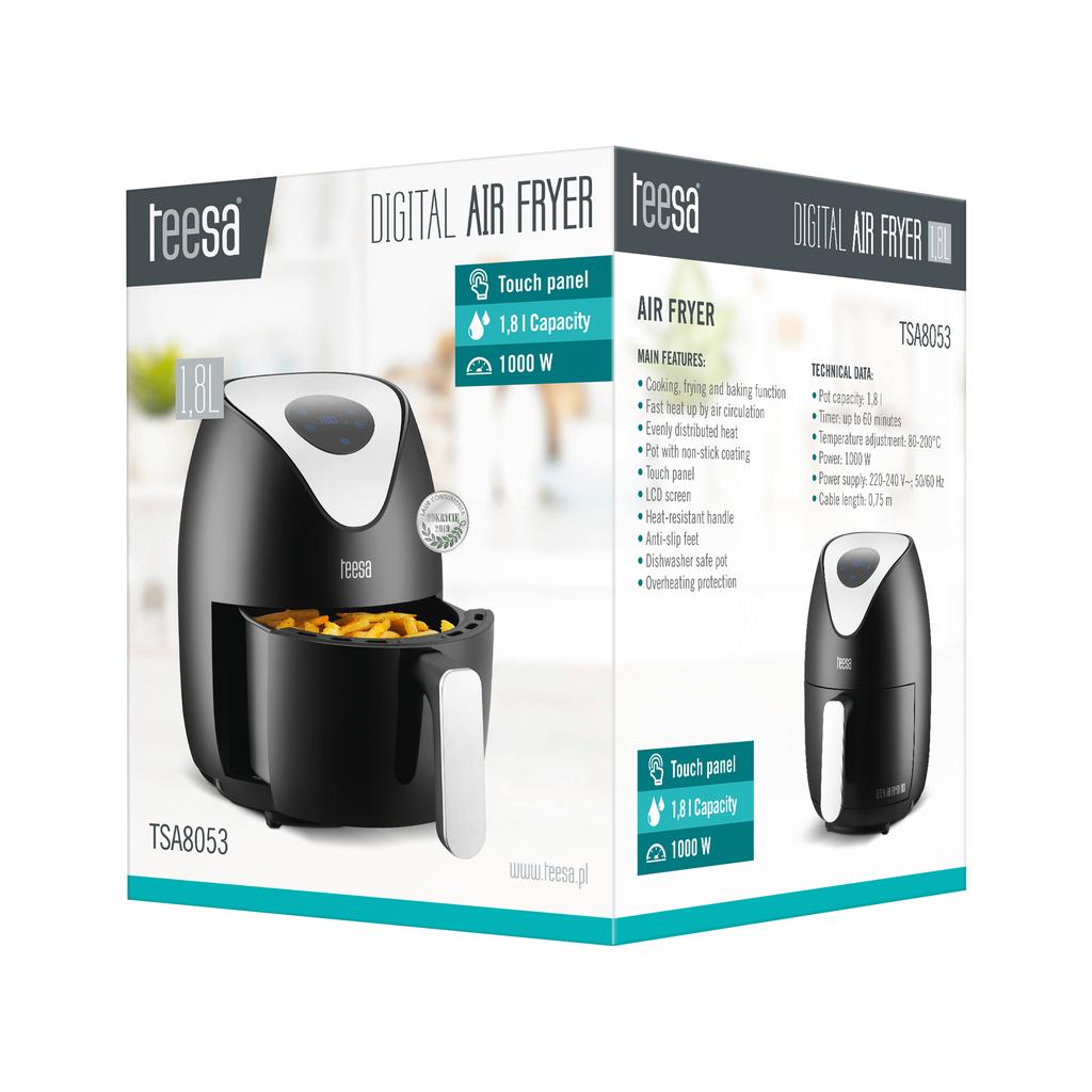 TEESA DIGITAL AIR FRYER Fat-free Fryer