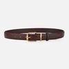 Womens Fashion Leather Belt With Alloy Pin Buckle For Jeans And Dress Attire