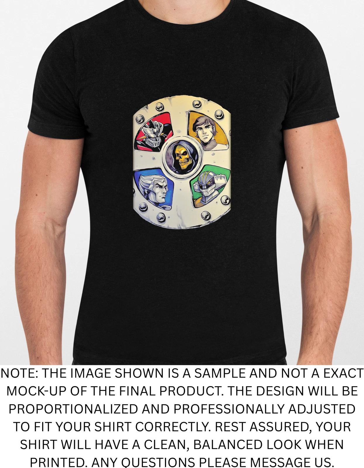 Men s and Women s T-shirts 80S Cartoons Graphic XXL