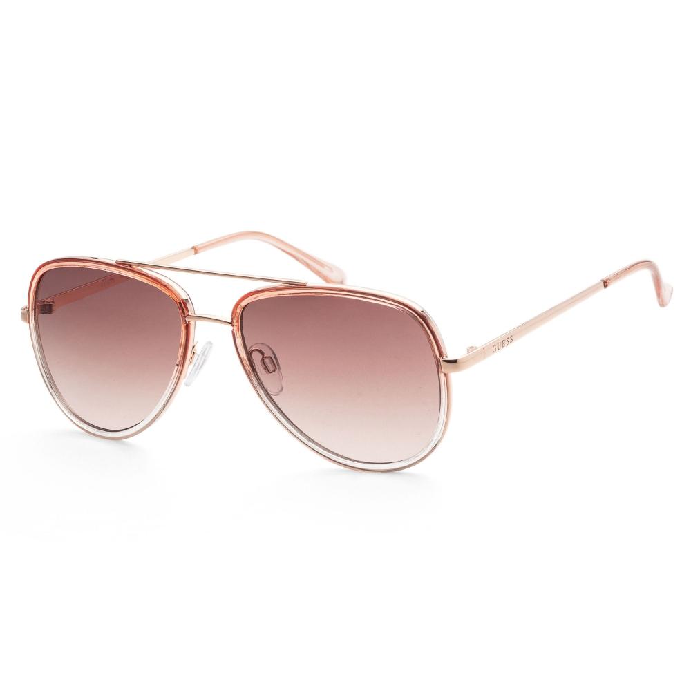 

Guess Женские розовые солнцезащитные очки 59 мм GF0417 72B блестящие розовые