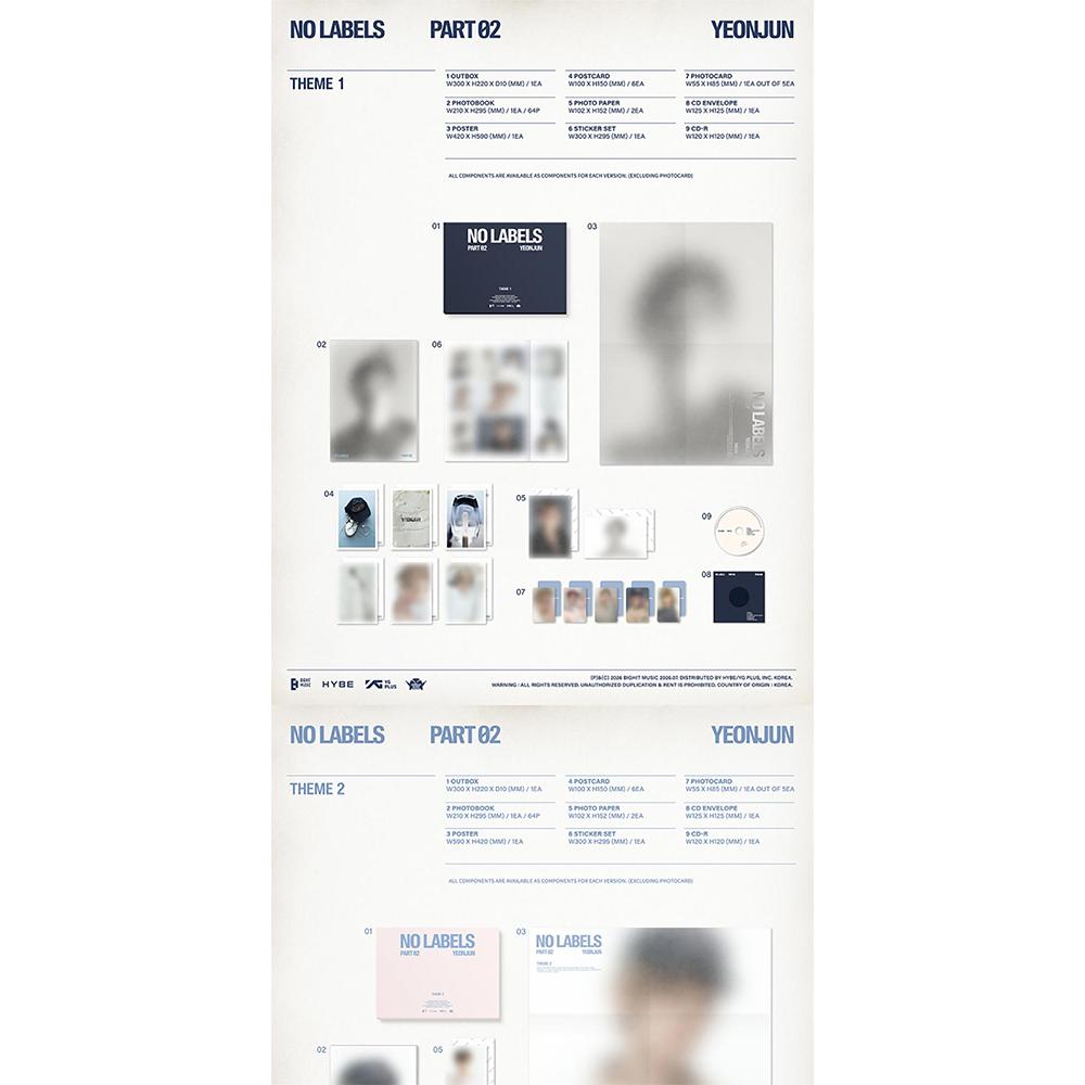 [Pre-order] YEONJUN - NO LABELS: CZĘŚĆ 02