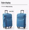 Oxford Cloth Suitcase with Universal Wheels, 24-28 Inch Canvas Trolley for Men