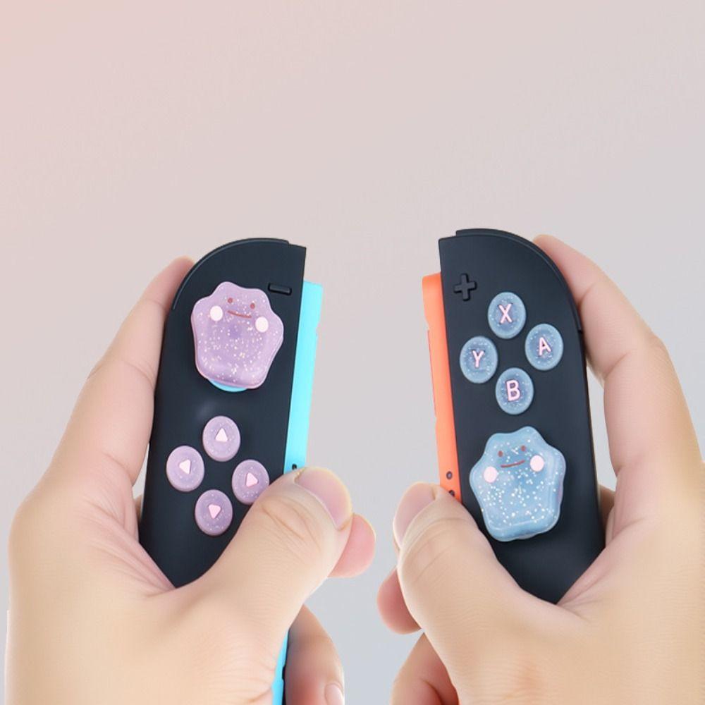 A Set Protective Silicone Thumb Grips Button Caps for Nintendo Switch NS1 NS2 Gaming Accessories