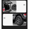 1/22 Jeeps Wrangler Rubicon Legierungsmodellauto Spielzeug Diecasts Metallguss Rückzug Sound und Licht Auto Spielzeug für Kinder Fahrzeug