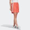 adidas Originals Satin Shorts Three Stripes Sports Shorts Women Shorts Red FM2631
