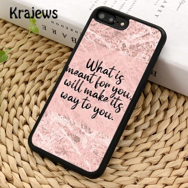 Krajews berühmtes motivierendes Lebenszitat-Telefon-Kasten-Abdeckung für iPhone 14 6s 7 8 plus X XR XS 11 12 13 pro max Samsung S21 S22 ultra