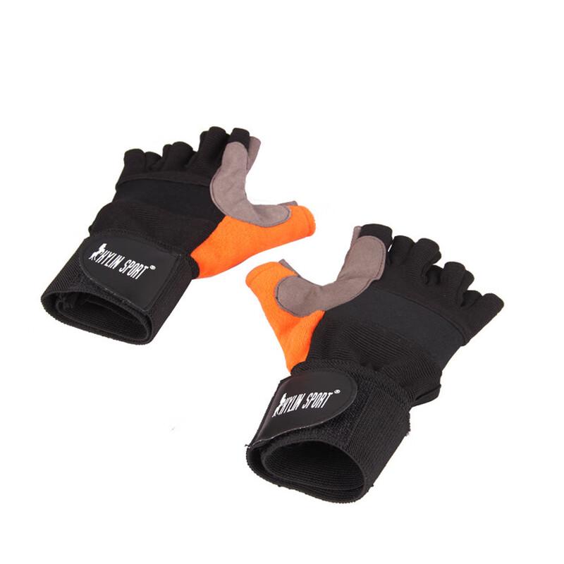 

Unisex Weightlifting Cycling Half-Finger Gloves with Wrist Support