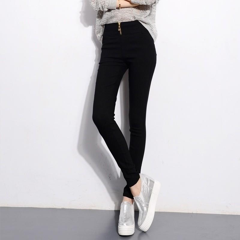 Women Trousers Autumn Winter Skinny Pants Sexy Pencil Pants Elastic Waist Pants