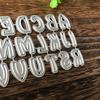 Alfabet Litery Metalowe Wykrojniki DIY Scrapbooking Papier Karty Szablon Szablon