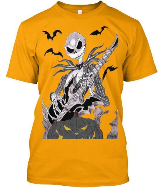 Have A rocksin Halloween Tee T-Shirt Made in the USA Size S to 5XL M