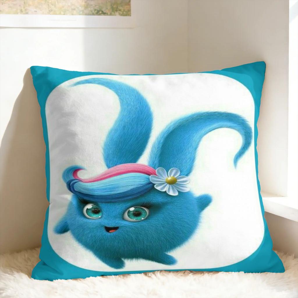 S-Sunny B-Bunnies Pillowcases Novelty Pillow Case For Couch Sofa Bedroom Design Pillow Cover