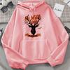Harajuku Fleece Pullover Hoodie Christmas E Print Hoodies