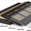 New 4Grids Trading Cards Display Frame Wooden Wall Mounted Football and Basketball Photo Frames Exhibits Champion Card Rack