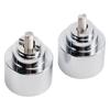 Silver Handlebar End Weight Balancer Pair For Honda CBR CB VFR CTX GL NX VT XL
