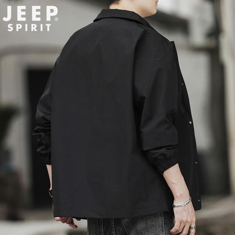 JEEP SPIRIT Men's Autumn Outdoor Windproof Jacket
