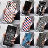 Barber Hair Shop Phone Case For Samsung Galaxy S25 S23 S30 S8 S21 S20 FE S24 S22 Note 10 20 S8 Plus Lite Ultra
