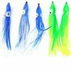 50PCS Mixed Color Squid Skirt Bait Soft Sea Fishing Lures Saltwater Fishing Lures  Sea Fishing