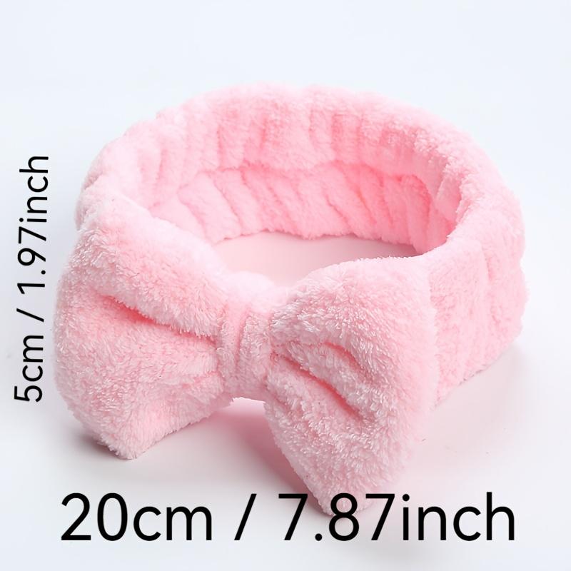 Headband Women's Face Wash Beauty Makeup Headband Flannel Hair Accessory Headband Face Wash Headband Wristband Plush Elastic Headband