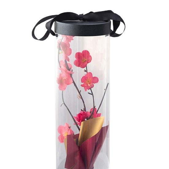 Blumen-Geschenkbox Tragbar Transparentes PVC Exquisite Blumen-Präsentationsbox Partyzubehör