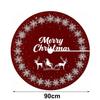 Fabric Christmas Tree Skirt Decorative Tree Skirt Round Tree Skirt  Christmas Decoration