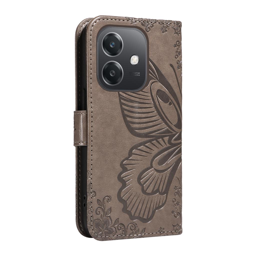 For Oppo A5x 5G/A3x 4G/5G (India)/A3 4G/5G/A60 5G/A40 4G/A40M 4G Case Butterfly Pattern Leather Wallet Flip Phone Cover