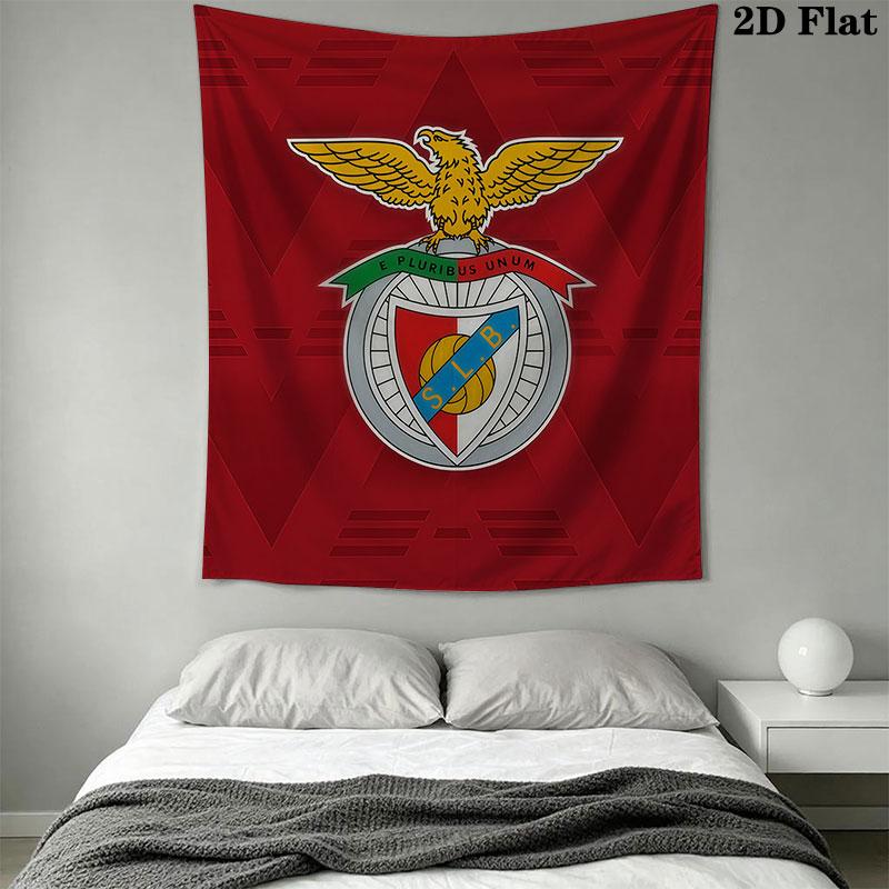Benfica LOGO Wall Hanging Printed Fabric Blanket Decorative Tapestries for Bedroom Living Room Home Decor