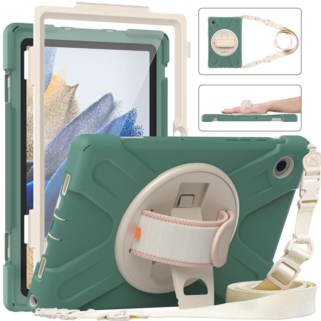 Nárazuvzdorné ochranné pouzdro pro Samsung Galaxy Tab A8 10,5 palce (X200/X205) - Design barevných bloků