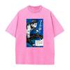 Hot Anime Blue Lock Tokimitsu Aoshi Graphic T Shirt Men Manga Washed Tshirts Oversized Cotton T-shirt Harajuku Male Vintage Tops