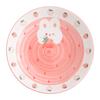 Creative Cartoon Underglaze Ceramic Dishes Tableware Household Strawberry Rabbit Salad Rice Dishes Housewarming Gift Combination