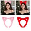 Cats Headband Set Plush Tail Cats Headband Bows Tie Skirt Animals Cosplay Set Cats Costume Set for Halloween