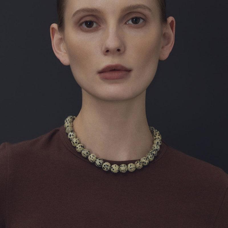 viollina Dalmatian Necklace_10mm