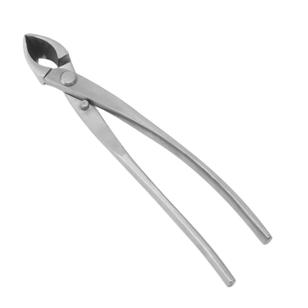 Bonsai Concave Branch Cutter Chromium Alloy Bevel Round Edge Knob Cutter for Home Garden