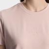 FILA Milano Series Fashion Simple Comfortable Classic Retro Sports Casual Short Sleeve T-Shirt Women tops Nude-Pink F11W615101FPK