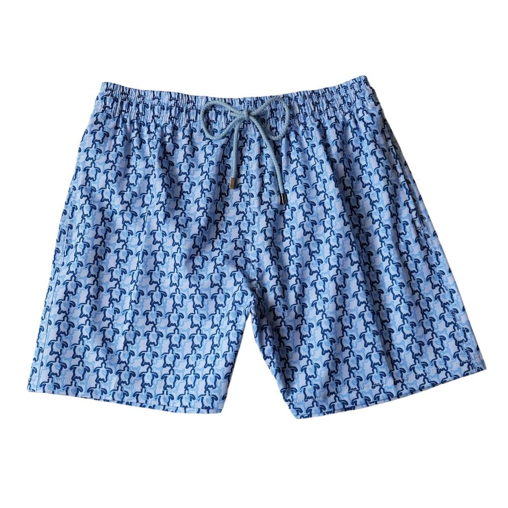 Costume da Bagno da Uomo Brand Tartaruga Shorts da Nuoto Estivi Asciugatura Rapida Pantaloncini da Spiaggia Con Tasche Laterali e Fodera in Rete Costumi da Bagno