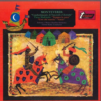 LP Record RODOLFO MALACARNE ELISABETH SPEISE  Monteverdi Combattimento Di Tancre H4406V VOX Japan Obi Classical Used