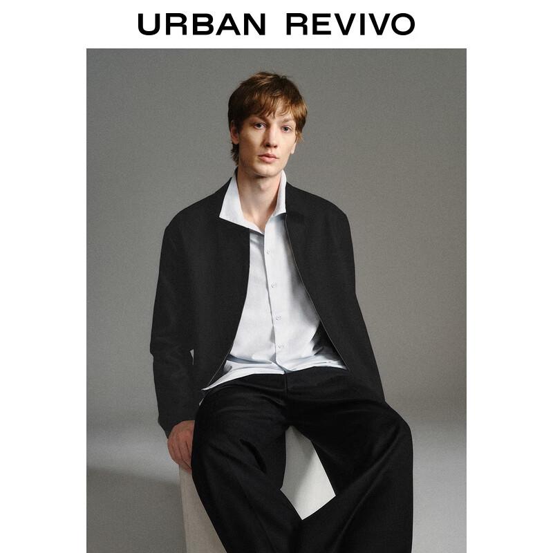 UR Men's Casual Lapel Zipper Jacket UMU150020