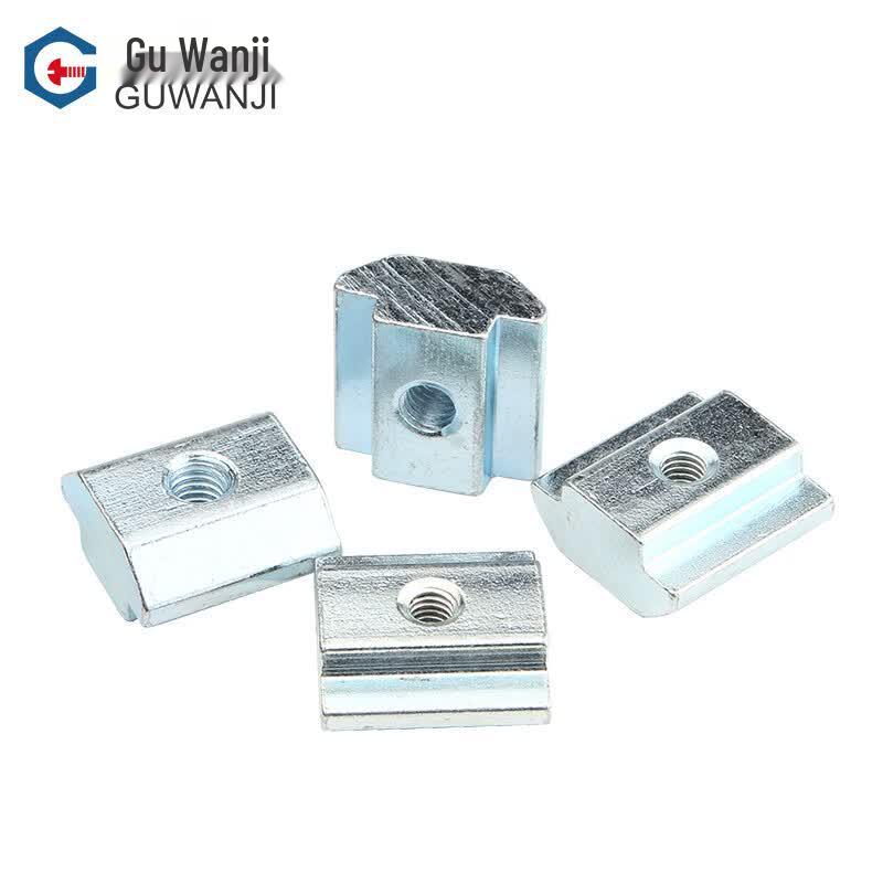 GUWANJI Carbon Steel Square Slider T-Nut for Aluminum Profiles