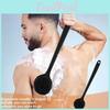 Brush With Soft Bath Silicone Long Handle Gentle Back Scrubber Deep Cleaning Skin Care