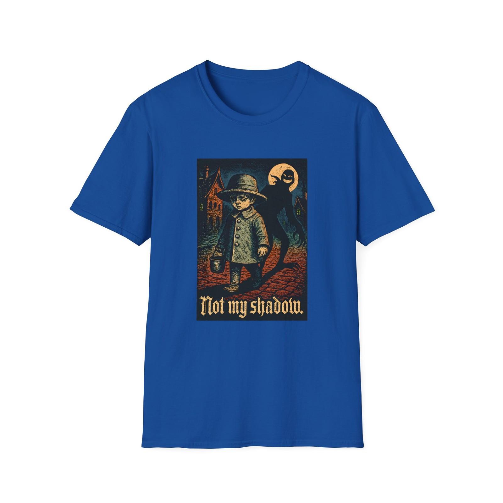 Unisex Softstyle T-Shirt Mens Womens Tees Top Victorian Costume Shadow Monster Claws Halloween Fall 3XL