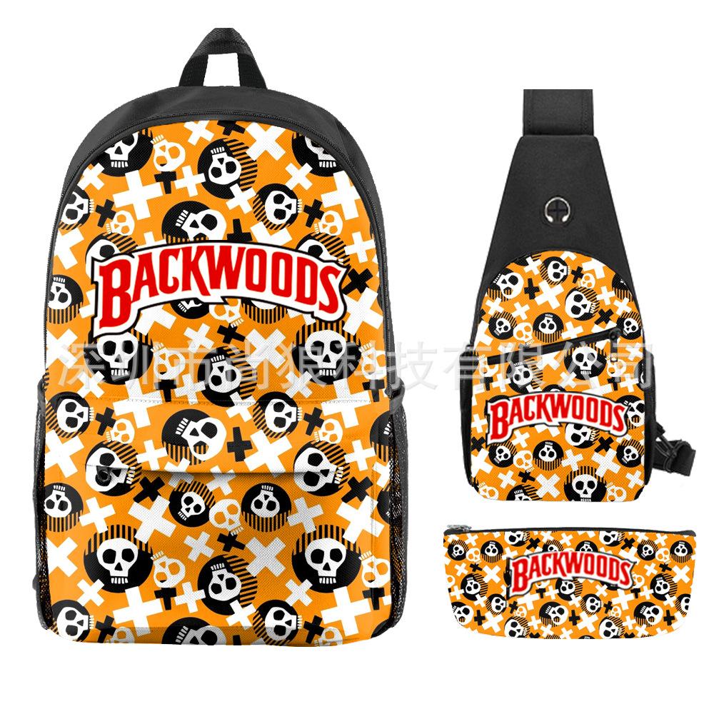 Student School Bag Backwoods Backpack Shoulder Bag School Bag Large Capacity Water-Proof Backpack