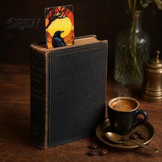 Floral Pattern Bookmark Stained Glass Flower Bookmark, Acrylic Suncatcher Plant Book Page Marker, Gifts for Bookish, Women Retro Style